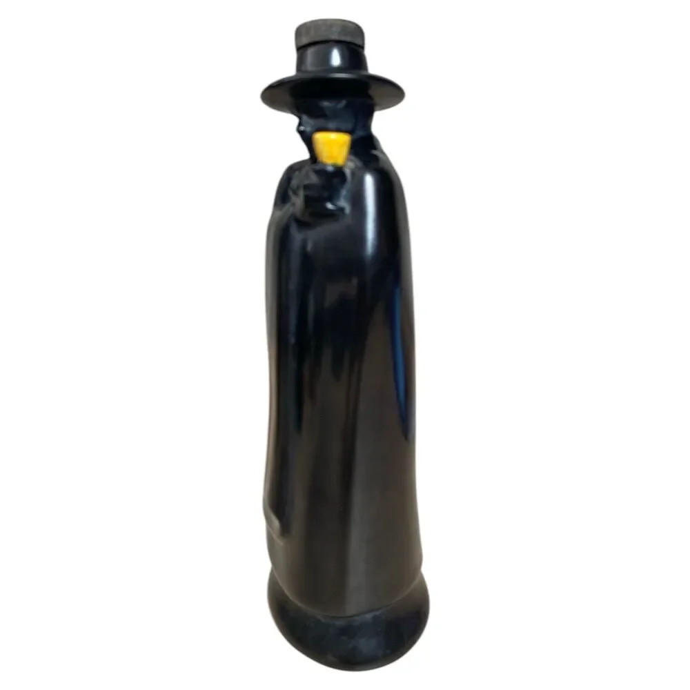 Vintage 1960s Royal Doulton Sandeman Don Dry Sherry Black Decanter 10.5″